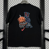 2025 T241 NK Slum Dunk Black Pure Cotton  T-shirt