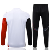 25/26 Ajax White  Half Pull Tracksuit #B2569 (半拉链)