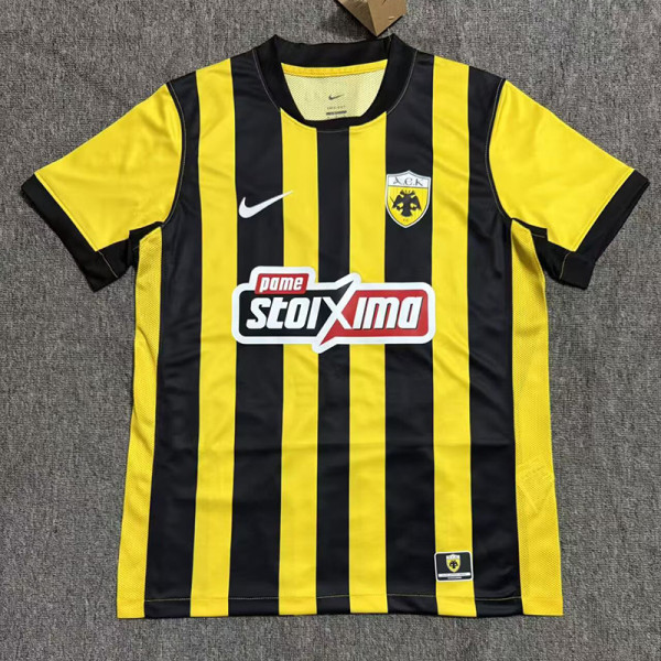 25/26 AEK FC Yellow Fans Soccer Jersey