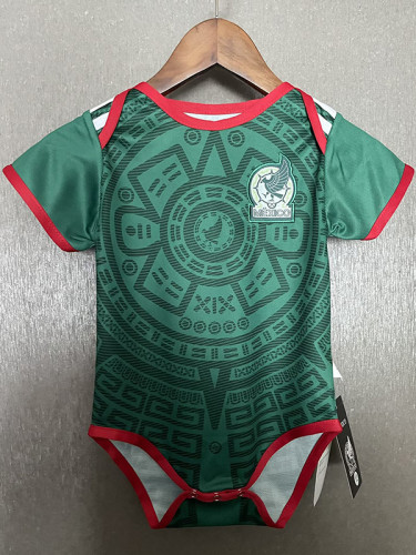 25/26 Mexico Green Baby Infant Crawl Suit