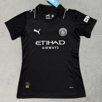25/26 Man City Away Black Women Soccer Jersey#女 25/26 Man City Away Black Women Soccer Jersey#女