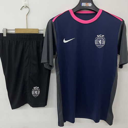 25/26 Sporting Lisbon Royal Blue Training Short Suit