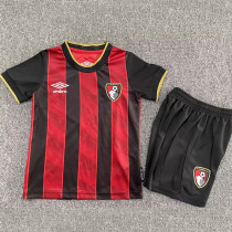 25/26 Bournemouth Home Kids Soccer Jersey