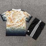 25/26 RMA Spitfire Dragon Edition Golden Kids Soccer Jersey