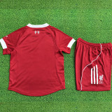 25/26 LIV Home Player Version Kids Soccer Jersey球员