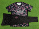25/26 PSG Black Purple  Player Version Training Shirts&Long Pants