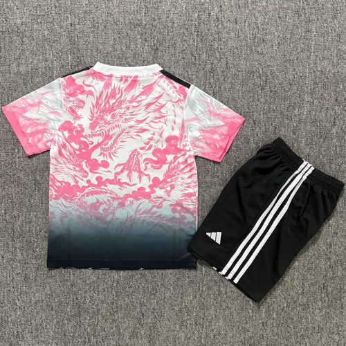 25/26 RMA Spitfire Dragon Edition Pink Kids Soccer Jersey