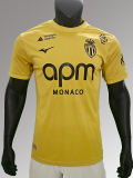 25/26 Monaco Yellow Player Version Soccer Jersey