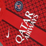 25/26 PSG Grid Tower Red Training Short Suit