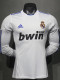 2010/2011 RMA Home Player Version Long Sleeve Retro Soccer Jersey(长袖)