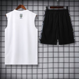 25/26 Brazil White Kids Tank top and shorts suit童装