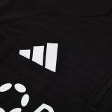 25/26 Inter Miami Black Half Pull Tracksuit (半拉链)