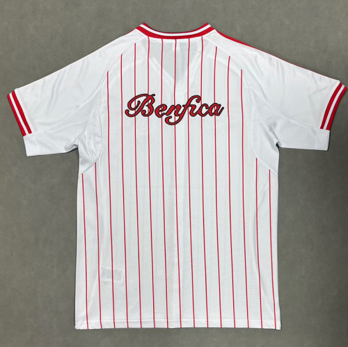 25/26 Benfica White Casusl Edition  Baseball jersey