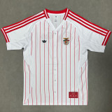 25/26 Benfica White Casusl Edition  Baseball jersey