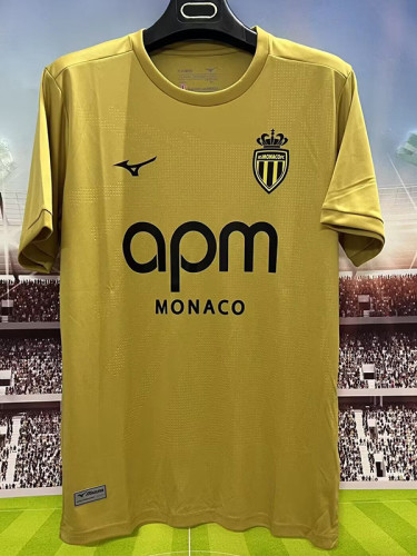 25/26 Monaco Third Fans Soccer Jersey(胸前、左袖广告）