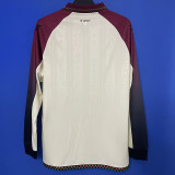 25/26 Venezia FC White  Long Sleeve Soccer Jersey(tenezia胸前广告)