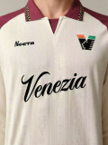 25/26 Venezia FC White  Long Sleeve Soccer Jersey(tenezia胸前广告)