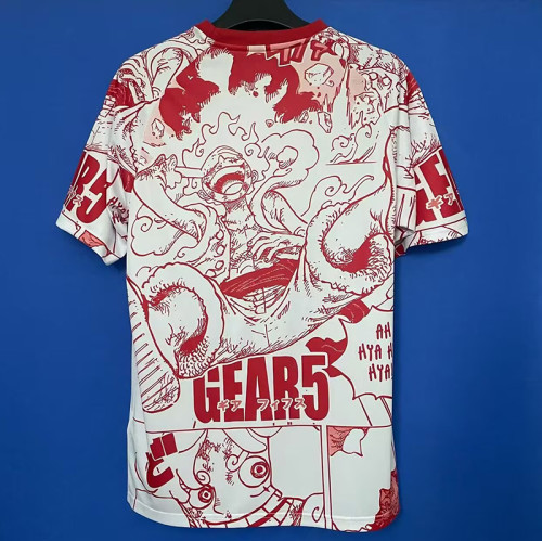 25/26 Japan Red hat kids Fans Soccer Jersey