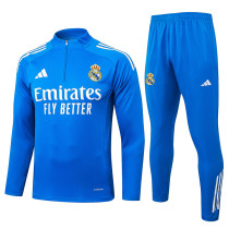 25/26 RMA Blue Half Pull Tracksuit #B2570(半拉链)