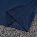 25/26  PSG Royal Blue Half Pull Tracksuit#B2585  (肩蓝、半拉链)