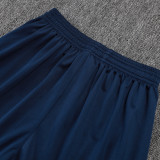 25/26 PSG Royal Blue Half Pull Tracksuit#E25147  (肩蓝、半拉链)