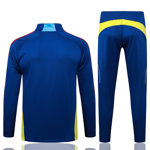 25/26 ARS Royal Blue Retro Kids Half Pull Tracksuit #E25156(童装\半拉链)