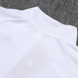 25/26 Germany White Half Pull Tracksuit #E25150 (童装四星\半拉链)