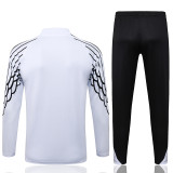 25/26 PSG Jordan White Kids Half Pull Tracksuit #E25133 (童装\半拉链)