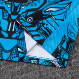 25/26 Napoli Blue Inkjet Kids Half Pull Tracksuit #E25152(童装\半拉链)
