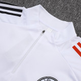 25/26 Ajax White Kids Half Pull Tracksuit #E25125(童装/半拉链)