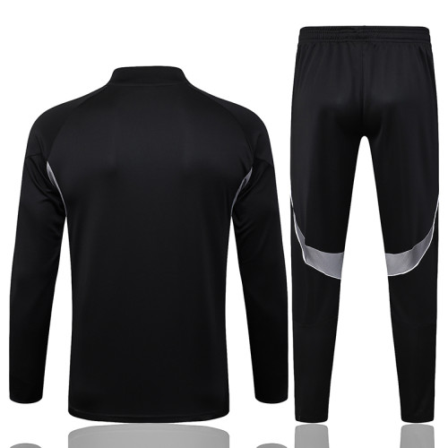 25/26 Argentina Black Half Pull Tracksuit#E25130 (童装\半拉链)