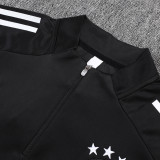 25/26 Germany Black Kids Half Pull Tracksuit #E25149 (童装四星\半拉链)