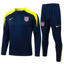 25/26 ATM Royal Blue Half Pull Tracksuit#B2580  (半拉链)