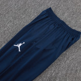 25/26 PSG Jordan Royal Blue Inkjet Half Pull Tracksuit#B2591 (半拉链)