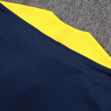 25/26 ATM Royal Blue Half Pull Tracksuit#E25138(童装、半拉链)