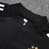 25/26 Argentina Black Half Pull Tracksuit#E25130 (童装\半拉链)