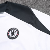 25/26 CHE White Half Pull Tracksuit#B2576 (半拉链)