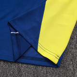 25/26 ARS Royal Blue Retro Half Pull Tracksuit #B2592(半拉链)