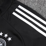 25/26 Germany Black Kids Half Pull Tracksuit #E25149 (童装四星\半拉链)