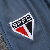 25/26 Sao Paulo Red &Grey Half Pull Tracksuit#B2575 (半拉链)