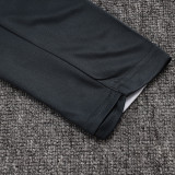 25/26 CHE Dark Grey Kids Half Pull Tracksuit #E25135 (童装、半拉链)