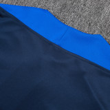 25/26 PSG Royal Blue Half Pull Tracksuit#E25147  (肩蓝、半拉链)