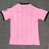 25/26 Man Utd Goalkeeper Pink  Fans Soccer Jersey