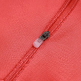 25/26 Bayern Orange Half Pull Tracksuit #E25120 (童装\半拉链)