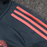 25/26 Bayern Grey Half Pull Tracksuit #B2590 (半拉链)