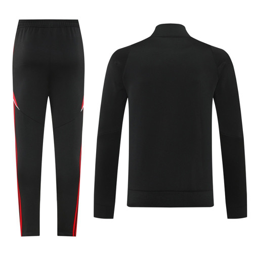 25/26 River Plate Black Jacket Tracksuit#01