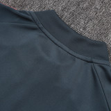25/26 Bayern Grey Half Pull Tracksuit #B2590 (半拉链)