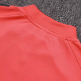 25/26 Bayern Orange Half Pull Tracksuit #E25120 (童装\半拉链)