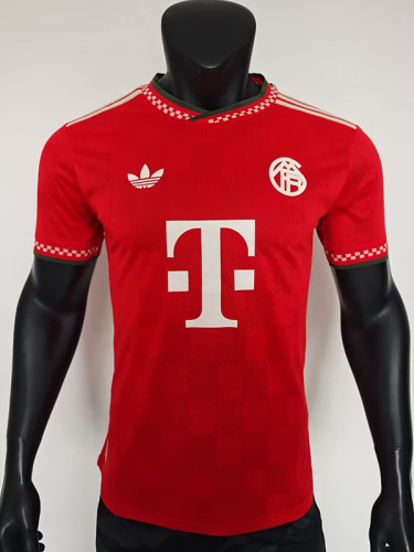 25/26 Bayern Special Edition Red Player Version Soccer Jersey