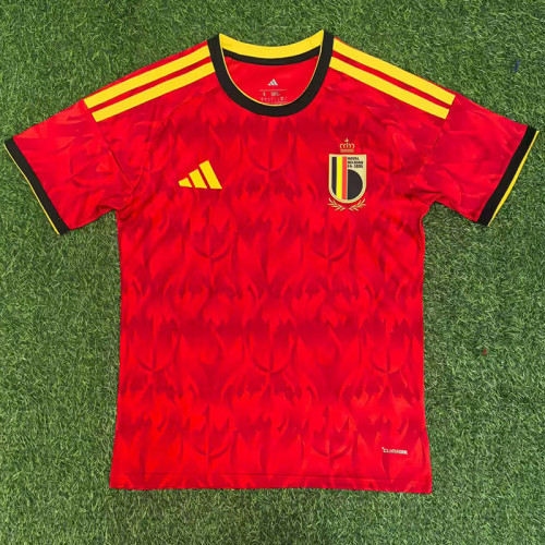 25/26 Belgium Home Fans Soccer Jersey